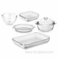 1.5L Rectangle Glass Bakeware With Lid